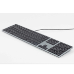 Matias Bedraad Toetsenbord US QWERTY voor MacBook zilver