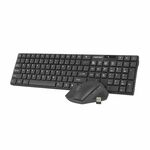 Toetsenbord en muis Natec Stingray Zwart QWERTY Qwerty US