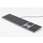 Matias Bedraad RGB Toetsenbord AZERTY MacBook space grey - FK318LB-FR