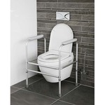 Aidapt toiletverhoger - met armsteunen - 15,2 cm