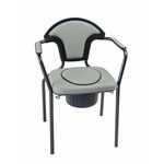 Toiletstoel grijs verstelbaar