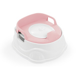 Dolu 3 in 1 Educatief Plaspotje met Toiletverkleiner Wit/Roze