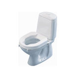 Toiletverhoger Etac Hi-Loo Vastgemonteerd met Deksel 10 cm Wit (draagvermogen tot 150 kg)