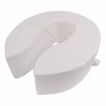 Toiletkussen 10 cm | Toiletverhoger | Zachte zitting toilet | Kleur: Wit | Afmetingen 41 x 35,5 cm
