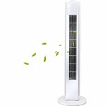 Ventilator - Aigi Stuno - Torenventilator - Staand - Rond - Mat Wit - Kunststof