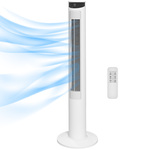 HOMCOM Torenventilator met 4 Modi, 3 Snelheden, Timer, Wit
