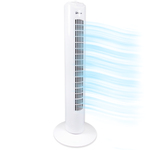 VT Torenventilator 78cm draaiend 45W wit - 8652660