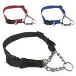 Sliphalsband zwart gevoerd