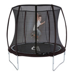 Alert outdoor trampoline met vangnet zwart 244 cm