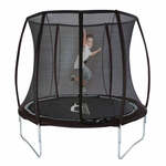 BERG Trampoline Ultim Favorit met Veiligheidsnet - Safetynet Comfort - InGround - 330 x 220 cm - Zwart