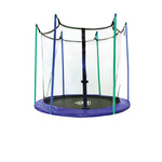 BERG Trampoline Ultim Champion met Veiligheidsnet - Safetynet Deluxe XL - Regular - 410 x 250 cm - Zwart