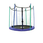 BERG Trampoline Champion met Veiligheidsnet - Safetynet Deluxe - InGround - 330 cm - Zwart - met Airflow Springmat