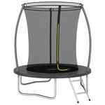 BERG Trampoline Champion met Veiligheidsnet - Safetynet Deluxe - 380 cm - Zwart