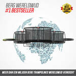 BERG Trampoline Champion met Veiligheidsnet - Safetynet Deluxe - InGround - 430 cm - Zwart - met Airflow Springmat