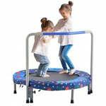 VEVOR Trampoline Opvouwbare Mini Trampoline 100kg Rebounder Trampoline Blauw