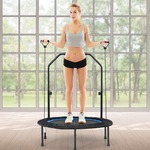 Alert Opvouwbaar Fitness Trampoline 97 cm Blauw/Zwart