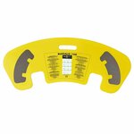 Buffalo transferplank | Met anti-slip | Afmetingen 77 x 32,5 x 0,4 cm | Max. gebruikersgewicht 150 kg | ATB150-G