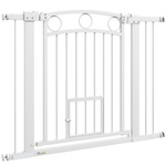 Noma Traphekje verlengbaar 62-102 cm metaal wit 93361