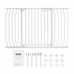 Traphekje Opvouwbaar Honden Kinderen Barrier Deur Veiligheidspoort 160 x 1.2 x 76 cm Bruin