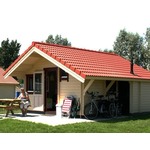 Trekkershut vakantiehuis Yale 5.72/4.97x6,08m (50mm)