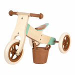 Globber Loopfiets met 2 wielen Trike Explorer 4-in-1 Junior Blauw/Zwart