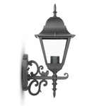 Norton LED wandlamp Diffuus - E27 Fitting - Moderne muurlamp max. 18 Watt - IP54 voor binnen en buiten - Dubbelzijdig - Zwart voor binnen en buiten