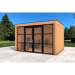 Tuinkamer Aruba 400x300 cm - incl. isolatie en binnenvloer - Van Kooten