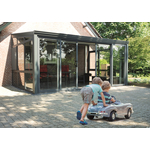 Aluminium Tuinkamer Glasdak 400x250 cm