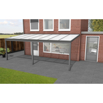Aluminium aanbouwveranda Velvetline 600x300 cm - Glasdak