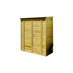 Houten tuinkast tuinberging opbergkast grenen 205x126x68cm