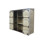 Tuinkast hout - Eucalyptushout - Bruin 120 x 50 x 85 cm