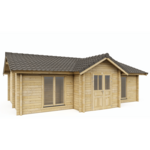 Tuinlodge 880x580cm + 294x100 cm 50mm