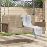 Ligbedden 2 st met tafel poly rattan grijs
