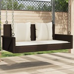 Ligbedden 2 st met tafel poly rattan grijs