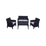 Kunststof loungeset Lova (incl. kussens)