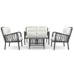 Kunststof loungeset Gaza (incl. kussens)