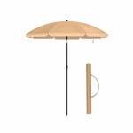 Parasol met LED-verlichting metalen paal 400 cm antracietkleur