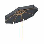 Tuinparasol met aluminium paal 460x270 cm taupe