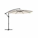 Tuinparasol met houten paal 300 cm taupe