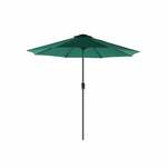 Extra grote parasol met zwengel, zwart