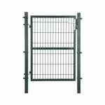 Composiet tuinpoort voor schutting WPC bruin 180x90cm