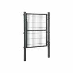 Poort tuinpoort tuindeur Bangkirai hardhout 100x180cm