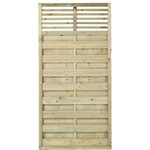 VidaXL Tuinscherm uittrekbaar 100x500 cm bruin