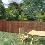VidaXL Tuinscherm uittrekbaar 120x500 cm rood