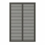 VidaXL Tuinscherm uittrekbaar 140x600 cm zwart