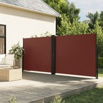 VidaXL Tuinscherm uittrekbaar 140x300 cm zwart