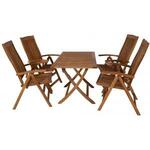 Santika Giovane/Wellington 160 cm dining tuinset 7-delig