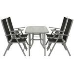 Santika Annisa/Zaga 220 cm dining tuinset 7-delig