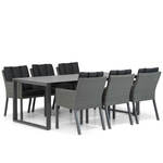 Tuinset Cofete - 6 verstelbare wicker stoelen met teakhouten tafel