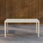 Nohr Uitschuifbare Tuintafel 'Lace' 160/240 x 100cm, kleur Beige